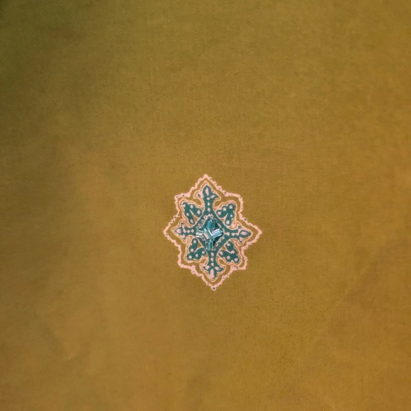 Express Ombré Silk Long Wrap Skirt - Picture 4 of 5